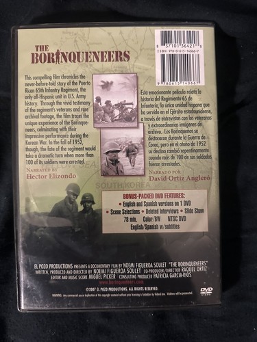 The Borinqueneers: A Documentary on the All-Puerto Rican 65th Infantry DVD OOP - Picture 3 of 3