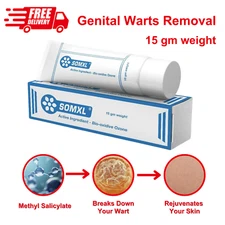 Genital Wart & HPV Removal Cream 0.5 Oz, Dual-Action, Safe, Pain-Free Treatment
