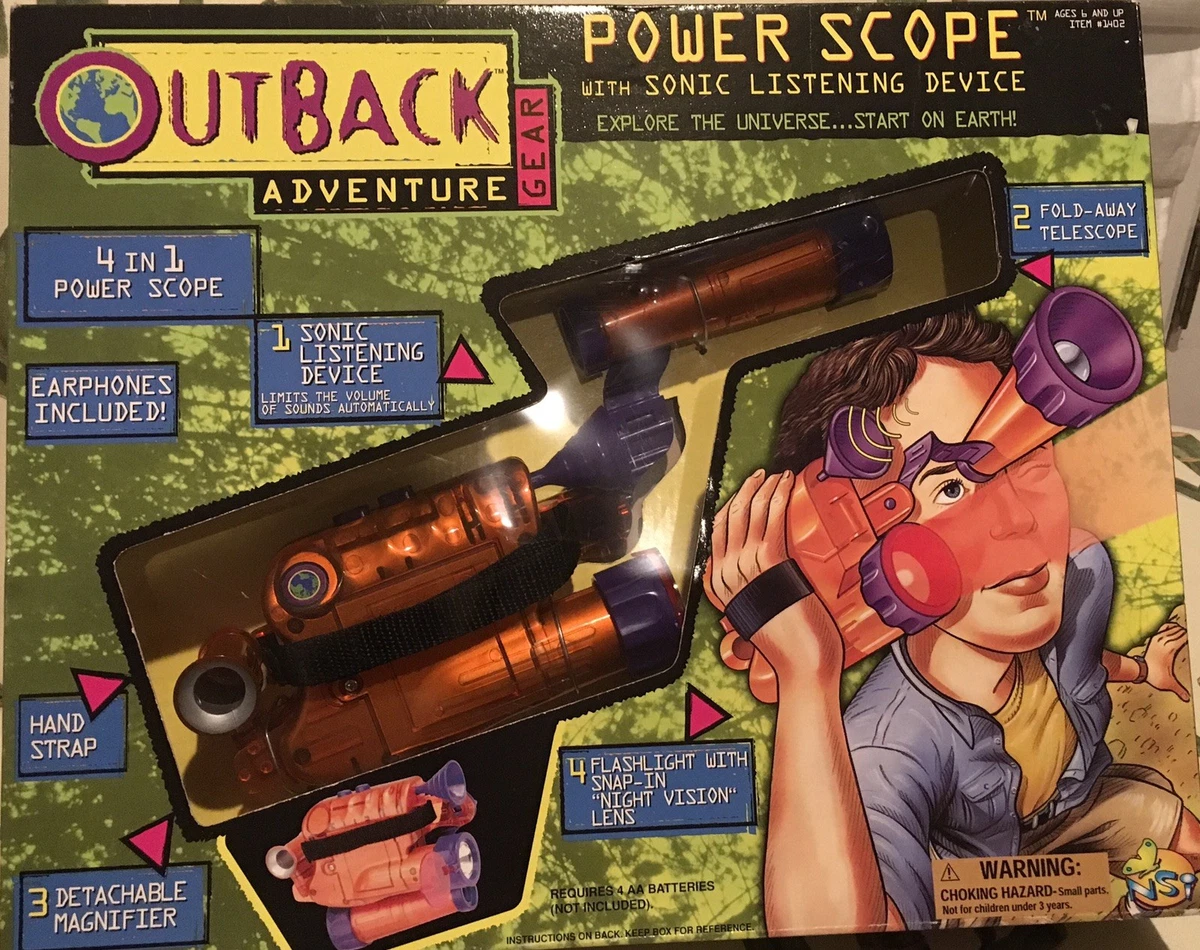 Outback Adventure Gear Power Scope Sonic Listening Device New in box 1998