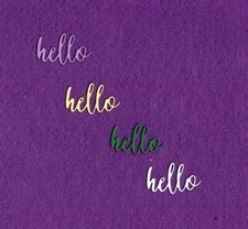 HELLO SUN die cuts scrapbook cards