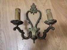 APPLIQUE MURALE 2 Feux LAITON