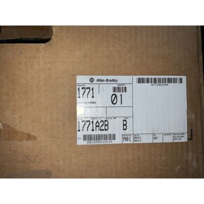 NEW - 1771A2B 8-Slot Back Panel Mount Universal Input/Output Chassis 1771-A2B