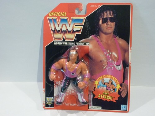 Bret Hit Man Hart WWF - Hasbro 1993 - Series 8 - M...