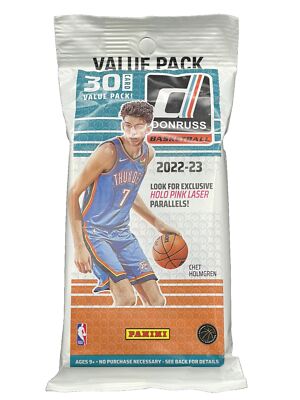 Panini Donruss Basketball 2022-23 NBA 30 Trading Cards Value Pack