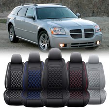 Full Set Car Seat Cover Pu Leather 25-seats Frontrear For Dodge Magnum Rt Sxt