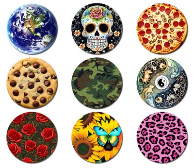 CHOOSE YOUR DESIGN Round Mouse Pad Mousepad For Computer PC Desk Gaming