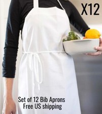 Bib Aprons Commercial Restaurant Home Residential No Pocket 33 x 29 inch