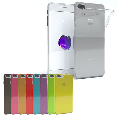 EAZY CASE Handyhülle für Apple iPhone 7 Plus / 8 Plus Hülle Silikon Cover Slim