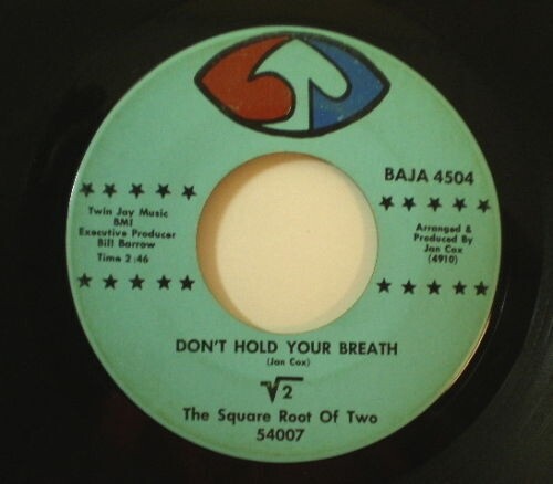 HEAR IT OBSCURE GARAGE PSYCH Square Root of Two Baja 45 - Picture 1 of 2