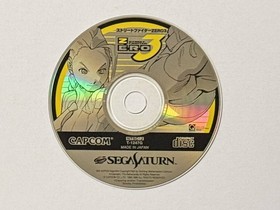 Sega Saturn Street Fighter Zero 3 Obi Postcard Included Ss Iii