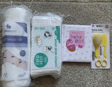 SetOf4Baby CareRobinson PureCotton WoolRoll Cotton Wool Pleat Groom Set  Book 