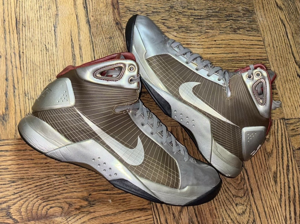 Nike x Kobe Bryant x Aston Martin Hyperdunk SIlver 386674-001 Size