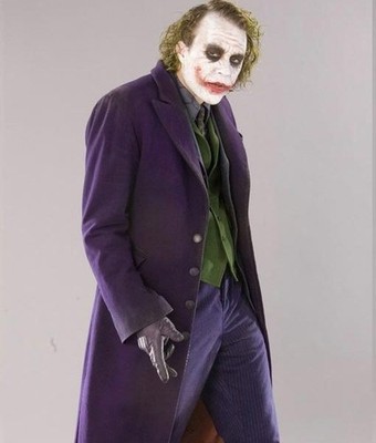 Joker Jared Leto Suicide Squad Halloween Costume Purple Wool Coat