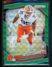 2025 Panini Prizm Myles Garrett Green Wave SP