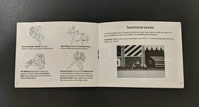 1988 Nintendo NES Entertainment System Double Dragon Game, Manual, Sleeve