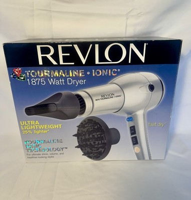 Revlon - Perfect Heat Tourmaline Ionic Hair Dryer - Silver
