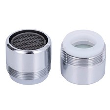 2 Pack 2.2 GPM Sink Faucet Aerator, Male and Female Dual Thread Aerator, Regu...
