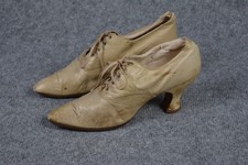 Antik/Vintage Damen Schnürschuhe Leder Louis-Absatz Edwardianisch 1910er 1920er