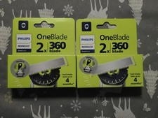  2 Philips Norelco OneBlade 2x Replacement Blades - BRAND NEW SEALED