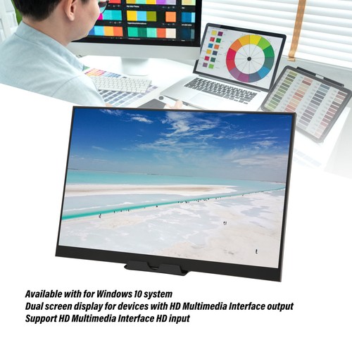 16 Zoll Monitor Ips HD 2K USB Typ C HD Multimedia Interface Reise Monitor AM - Bild 2 von 24