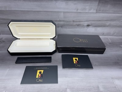 Omas Fountain Pen Replacement Display Box Only w/ Inserts & Outer Box - NO PEN
