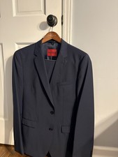Hugo Boss Men's Navy Blue Suit 2pc Size 42L Jacket 34R Pants