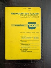 VINTAGE McMaster Carr Supply Company Catalog 103 1997 Los Angeles CA