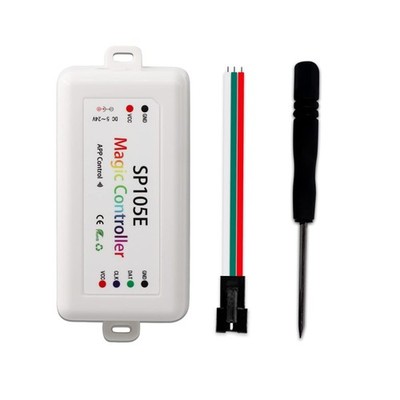 LED Controller 5V-24V DC Input, Compatible with WS2812B, WS2811, SK6812
