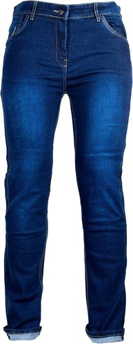 Motorrad Damen Jeans Schutzfutter Panzerung Motorrad Moto Hose Bundweite 32