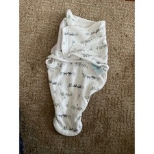 Aden  Anais Essentials Baby Swaddle Wrap 0-3M White Safari Animal Print Cotton