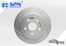 REAR RH BRAKE ROTOR SOLID & GEOMET COATED D&S 259 mm FOR TOYOTA PRIUS  2009-2022