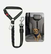 ANTI SHOCK Dog SEAT BELT pet Travel Car Safety Harnesses Lead Restraint Strap UK