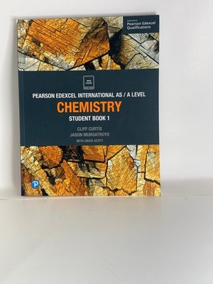 Pearson Edexcel International AS Level Chemistry Student Book by Cliff Curtis Bo
