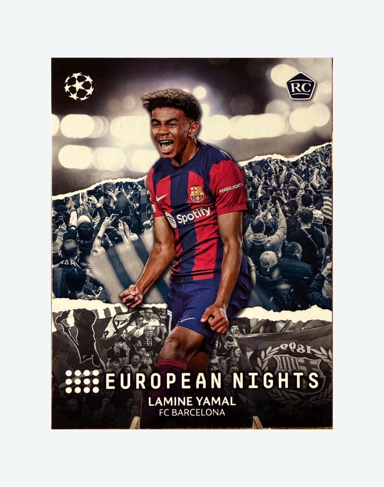 2023-24 Topps UEFA Club Competitions - European Nights Lamine Yamal #EN-10 (RC)