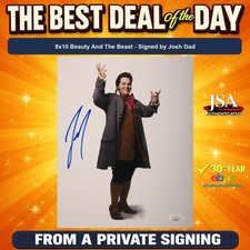 Josh Gad Signed 8x10 Photo as LeFou Beauty and the Beast JSA Private Signing
