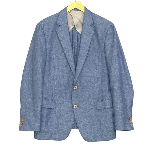 Samuelsohn Napoli Light Loro Piana SummerTime Blazer Jacket 42R Wool Silk Linen - Picture 16 of 16