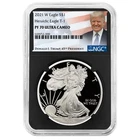 2021-W Proof $1 Type 1 American Silver Eagle NGC PF70UC Trump Label Retro Core
