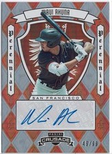 2025 Panini Crusade Maui Ahuna Giants Perennial Signatures Auto /99 No. PPS-MAN