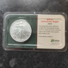 2005 Silver American Eagle Sealed  Littleton Coin Company