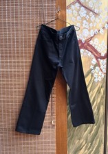 Pantalone pantalone uomo vintage Levis Sta-Prest nero taglia 32x34 