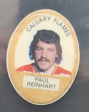 vintage PAUL Reinhart NHL PUFFY STICKER mint   