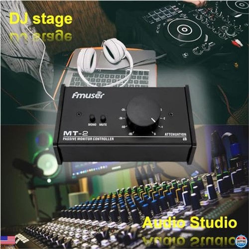 Controlador de monitor de estudio pasivo Big Knob - Control de volumen profesional para - Imagen 7 de 7