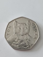 GB Fifty Pence Coin 2017 Tom Kitten