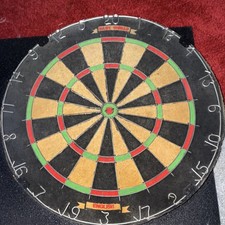 Dart World English Dartboard Steel Tip Model Made in England Vintage Style