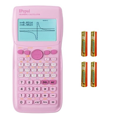 Pink Scientific Desktop Math Calculators 10 Modes 4 Graphing Functions