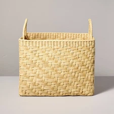 Large Rectangular Woven Storage Basket - Hearth & Hand with Magnolia