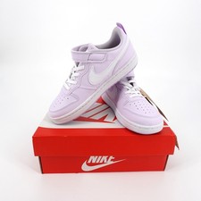 Nike Girls Court Borough Low Recraft Kids Shoes 1.5Y Barely Grape Lilac NEW
