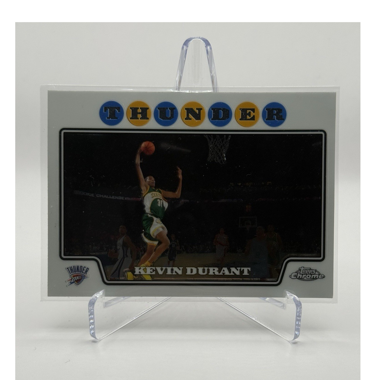 Topps 2008-09 Topps Chrome Kevin Durant #156 Thunder Basketball Card