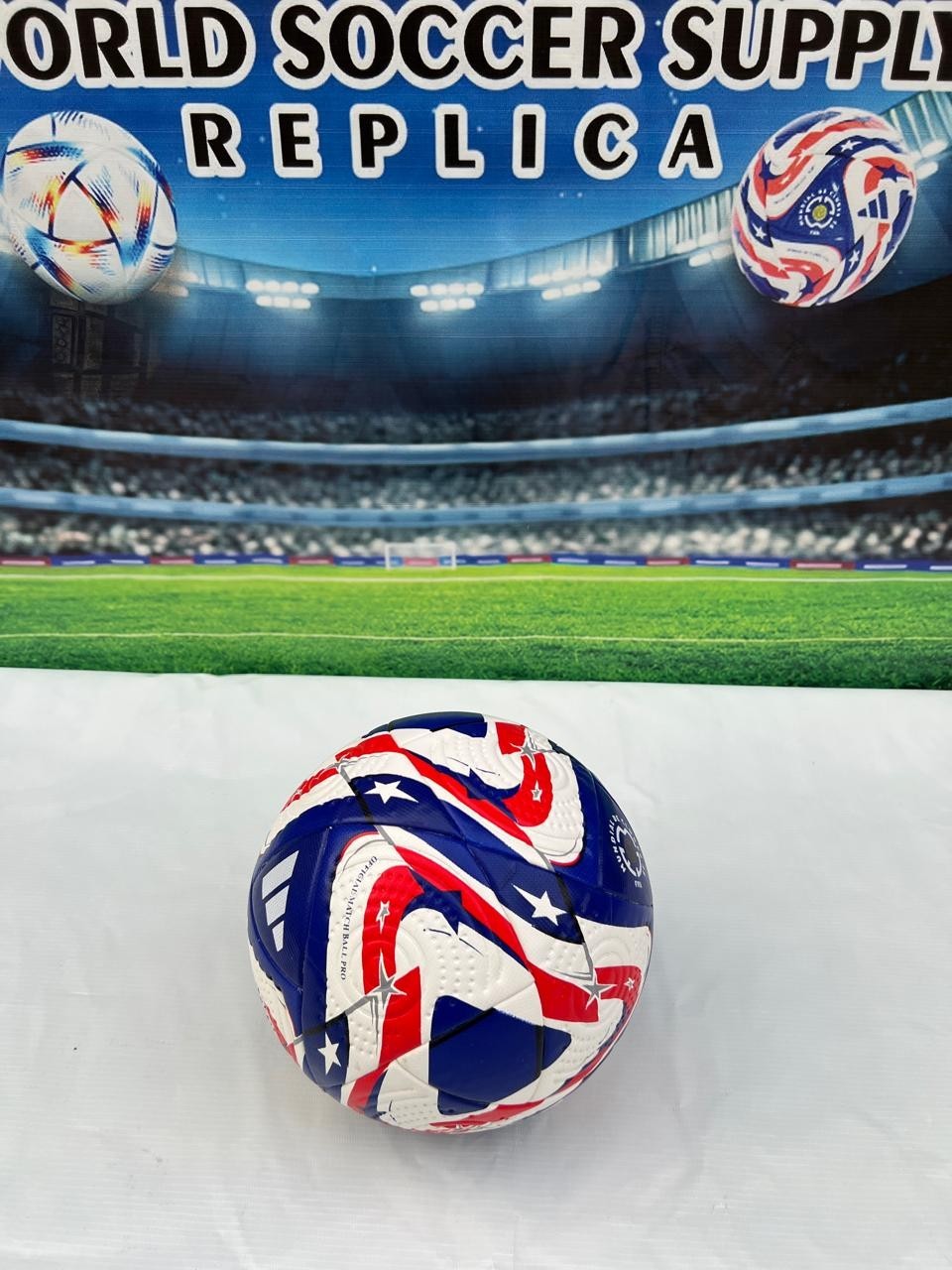 Pack of 4 Trionda & World Cup USA 2025 Pro Soccer Balls – Size 5 Match Football thumbnail 9