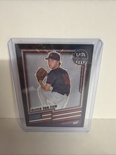 2026 Panini Stars & Stripes USA Black Velocity Prizm #44 Oliver Van Tiem /39